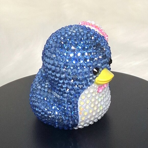 Tuxedo Sam Bling Rubber Duck, Bedazzled Tuxedo Sam, Hello Kitty Friends, Bling - Picture 6 of 7